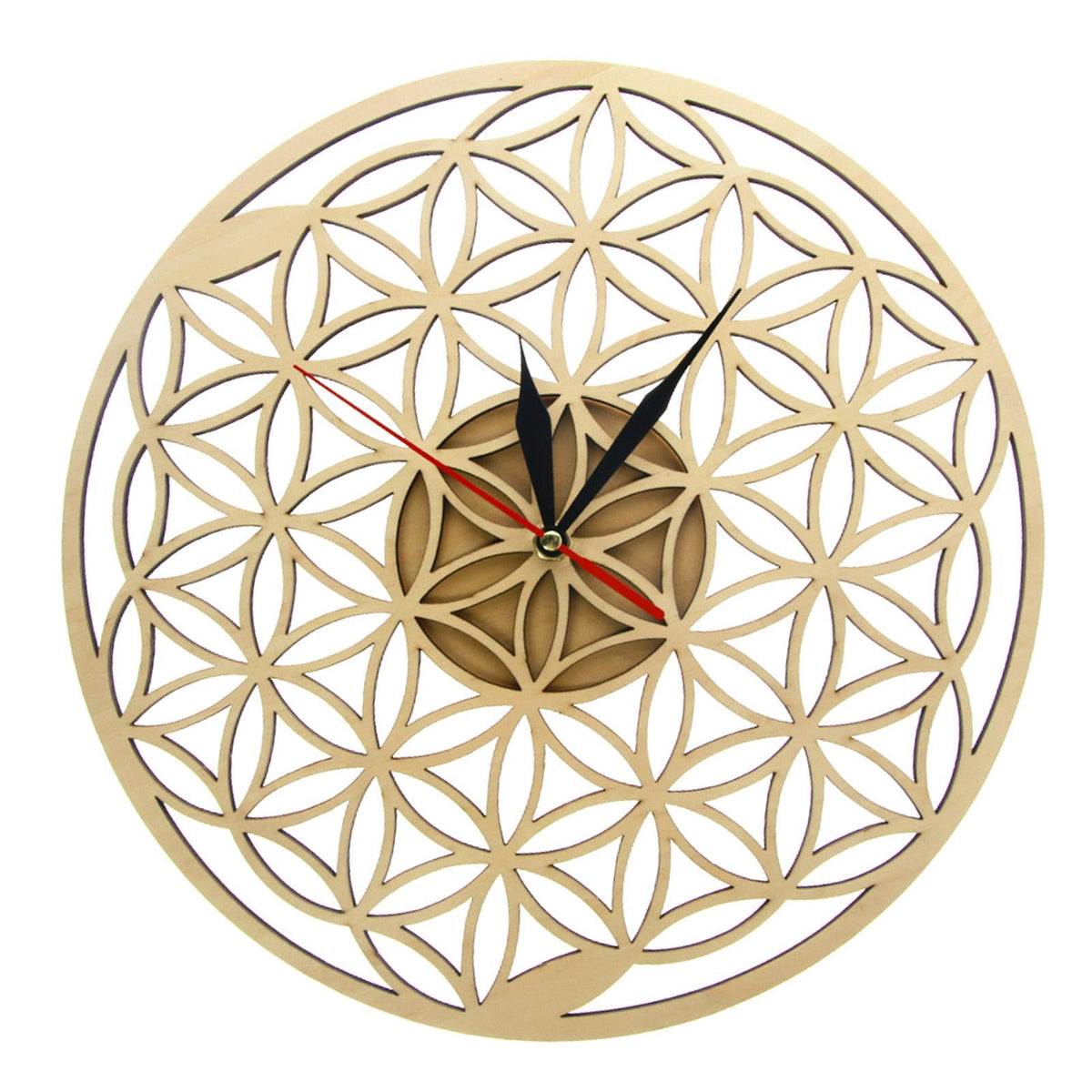 Maxbell Maxbell 12" Modern Wooden Wall Clock Bedroom Bar Home Bathroom School Decor Ornament
