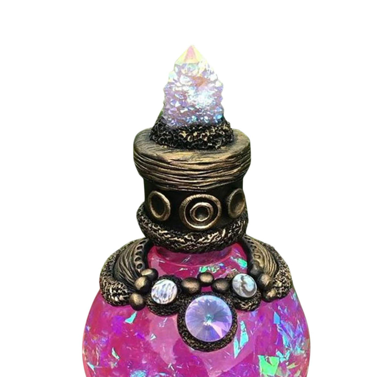 Maxbell Maxbell Mermaid Aura Potion Bottles Resin Creative Elves Table Home Decoration Pink