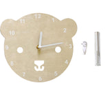 Maxbell Maxbell 20cm Wooden Cartoon Wall Clock Non-ticking Shops Cafe Kids Room Decor Bear