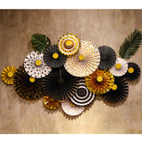 Maxbell 2 Set Mini Paper Fans Birthday Baby Shower Wedding Party Hanging Ornament