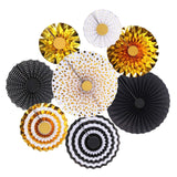 Maxbell 2 Set Mini Paper Fans Birthday Baby Shower Wedding Party Hanging Ornament