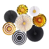 Maxbell 2 Set Mini Paper Fans Birthday Baby Shower Wedding Party Hanging Ornament