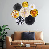 Maxbell 2 Set Mini Paper Fans Birthday Baby Shower Wedding Party Hanging Ornament