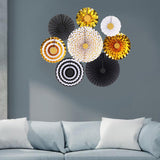 Maxbell 2 Set Mini Paper Fans Birthday Baby Shower Wedding Party Hanging Ornament