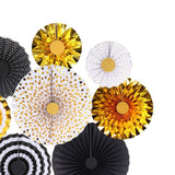 Maxbell 2 Set Mini Paper Fans Birthday Baby Shower Wedding Party Hanging Ornament