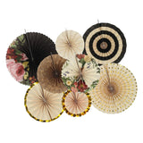 Maxbell 2 Set Mini Paper Fans Birthday Baby Shower Wedding Party Hanging Decoration