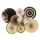 Maxbell 2 Set Mini Paper Fans Birthday Baby Shower Wedding Party Hanging Ornament