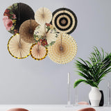 Maxbell 2 Set Mini Paper Fans Birthday Baby Shower Wedding Party Hanging Ornament