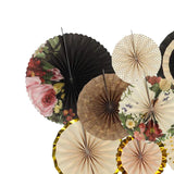 Maxbell 2 Set Mini Paper Fans Birthday Baby Shower Wedding Party Hanging Ornament