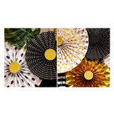 Maxbell 2 Set Mini Paper Fans Birthday Baby Shower Wedding Party Hanging Decor