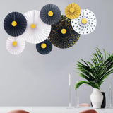 Maxbell 2 Set Mini Paper Fans Birthday Baby Shower Wedding Party Hanging Decor