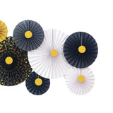 Maxbell 2 Set Mini Paper Fans Birthday Baby Shower Wedding Party Hanging Decor