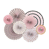 Maxbell 2 Set Mini Paper Fans Birthday Baby Shower Wedding Party Hanging Decoration