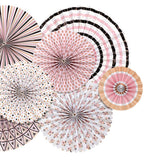 Maxbell 2 Set Mini Paper Fans Birthday Baby Shower Wedding Party Hanging Decoration