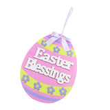 Maxbell 2x Door Hanging Wall Crafts Easter Decoration for Farmhouse Party