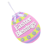 Maxbell 2x Door Hanging Wall Crafts Easter Decoration for Farmhouse Party