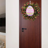 Maxbell 2x Door Hanging Wall Crafts Easter Decoration for Farmhouse Party