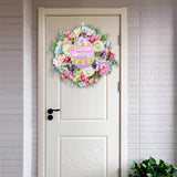 Maxbell 2x Door Hanging Wall Crafts Easter Decoration for Farmhouse Party