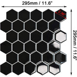 Maxbell 2x 3D Self-Adhesive Tile Peel Stick Backsplash Wall Decor for Home