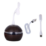 Maxbell Maxbell Essential Oil Diffuser with Small Fan LED Light Mist Purifier Bedroom