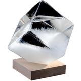 Maxbell Storm Glass Weather Predictor Forecast Bottles Home Ornament Blue with Base