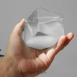 Maxbell Storm Glass Weather Predictor Forecast Bottles Home Ornament Blue with Base