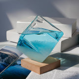 Maxbell Storm Glass Weather Predictor Forecast Bottles Home Ornament Blue with Base