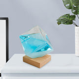 Maxbell Storm Glass Weather Predictor Forecast Bottles Home Ornament Blue with Base