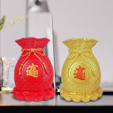 Maxbell 2pcs Novelty Flower Vase Money Tree Vases Fortune Lucky for Decor Store
