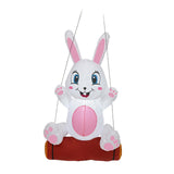 Maxbell Maxbell Inflatable Easter Bunny Airblown with LED Lights for Yard Outside Lawn