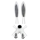 Maxbell 2 Set Easter Decor Wreath Kit Cute Bunny with Ears DIY