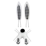 Maxbell 2 Set Easter Decor Wreath Kit Cute Bunny with Ears DIY