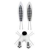 Maxbell 2 Set Easter Decor Wreath Kit Cute Bunny with Ears DIY
