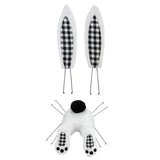 Maxbell 2 Set Easter Decor Wreath Kit Cute Bunny with Ears DIY