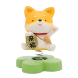 Maxbell 2pcs Shaking Head Doll Figurine Animal Model Craft Ornament Home Decoration