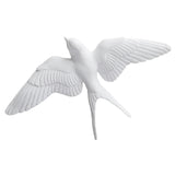 Maxbell 2x Nordic Resin Swallows Birds Wall Decor Garden Living Room Ornament