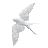 Maxbell 2x Nordic Resin Swallows Birds Wall Decor Garden Living Room Ornament