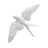 Maxbell 2 Pieces Nordic Resin Swallows Birds Wall Decor Garden Living Room Ornament