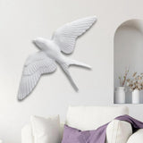 Maxbell 2x Nordic Resin Swallows Birds Wall Decor Garden Living Room Ornament