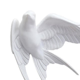 Maxbell 2pcs Nordic Resin Swallows Birds Wall Decor Garden Living Room Ornament
