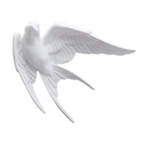Maxbell 2x Nordic Resin Swallows Birds Wall Decor Garden Living Room Ornament