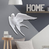Maxbell 2x Nordic Resin Swallows Birds Wall Decor Garden Living Room Ornament