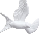 Maxbell 2pcs Nordic Resin Swallows Birds Wall Decor Garden Living Room Ornament