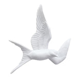Maxbell 2pcs Nordic Resin Swallows Birds Wall Decor Garden Living Room Ornament