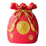 Maxbell 2x Novelty Money Bag Shape Flower Vase Planter Pot Wealth Luck Decoration