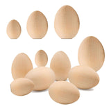 Maxbell 20Pcs Wood Simulation Eggs Ornaments Paint Exercise Home Party Decoration