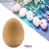 Maxbell 20 Pcs Wood Simulation Eggs Ornament Paint Exercise Home Party Decoration