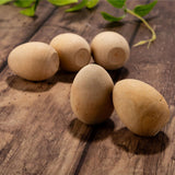 Maxbell 20Pcs Wood Simulation Eggs Ornaments Paint Exercise Home Party Decoration