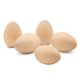 Maxbell 20 Pcs Wood Simulation Eggs Ornament Paint Exercise Home Party Decoration