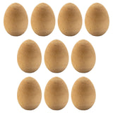 Maxbell 20 Pcs Wood Simulation Eggs Ornament Paint Exercise Home Party Decoration